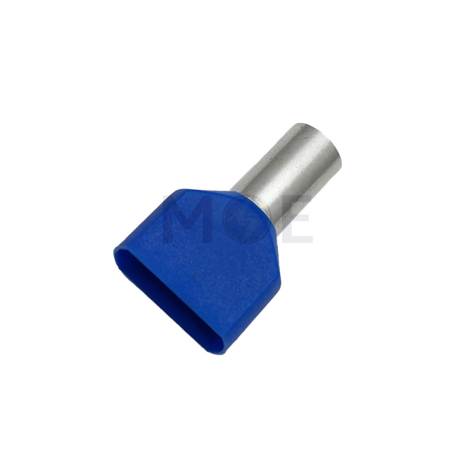 System Double Insulated Ferrule Terminal Blue 2x16mm | TE16-14 كوس انبوب مجوز ازرق