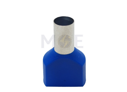 System Double Insulated Ferrule Terminal Blue 2x16mm | TE16-14 كوس انبوب مجوز ازرق