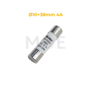 Orient Ceramic Tube Fuse Ø10×38mm 4A 500V AC gL فيوز بورسلين