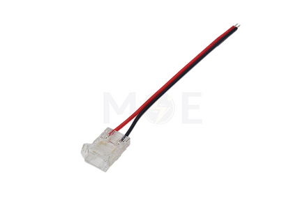 2 Pin Strip LED Power Input Cable 10cm 10mm | OA2P-10-1 وصلة مدخل كهرباء لستريب لد