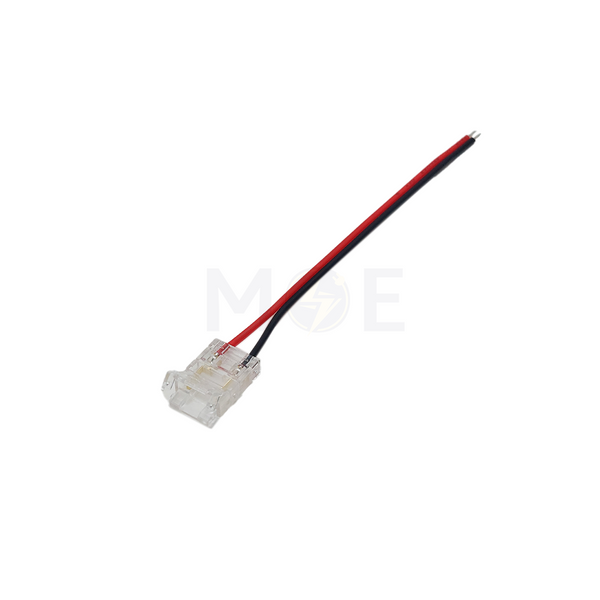 2 Pin Strip LED Power Input Cable 10cm 10mm | OA2P-10-1 وصلة مدخل كهرباء لستريب لد
