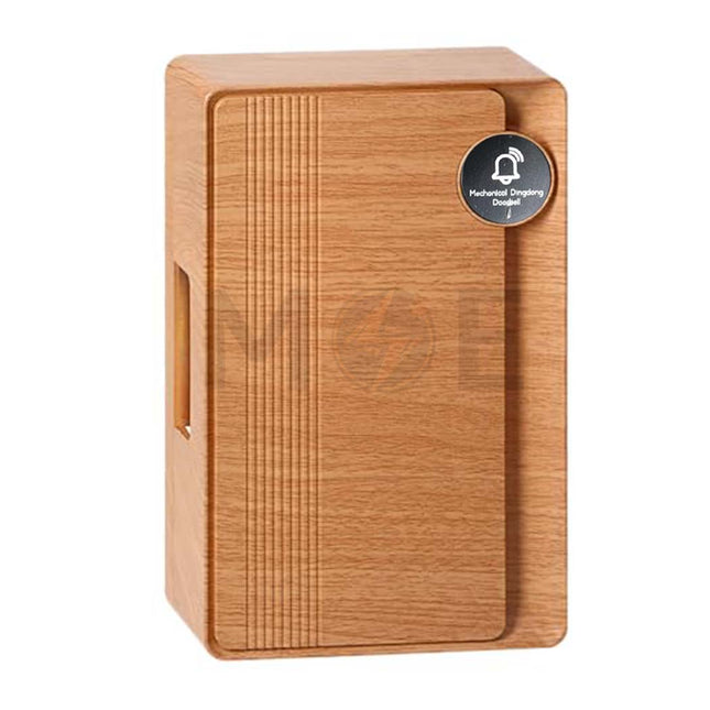Bluepoint Doorbell Ding Dong Chime Wooden 220V | MRT205-170W