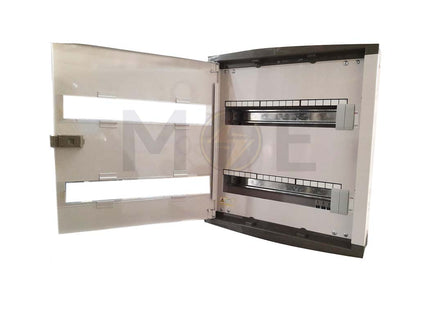 Cuper Metal Flush Distribution Board Transparent Door (434x395x100mm) 2Rx18mod. 36module