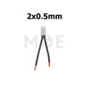 Astro Cables Sheathed-Insulated Fiber CU Core 300/500V Flexible White 2x0.5 mm كابل مبروم شعري ابيض