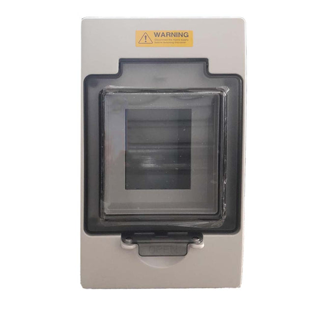 IP66 Plastic Surface Distribution Board Smoked Door For MCCB 2p 250A (270x135x155mm) | YRM3DC-320HU 2P