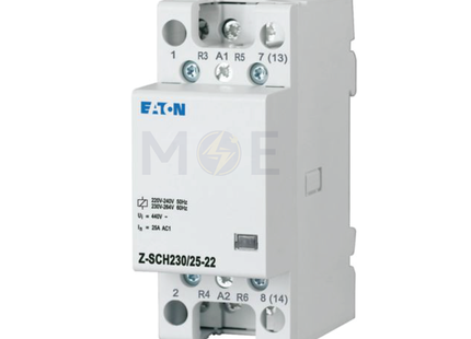 EATON Modular Cont. 230V AC 2NO+2NC 25A | Z-SCH230/25-22 | كونتكتور سكة