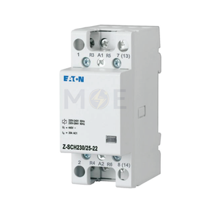 EATON Modular Cont. 230V AC 2NO+2NC 25A | Z-SCH230/25-22 | كونتكتور سكة