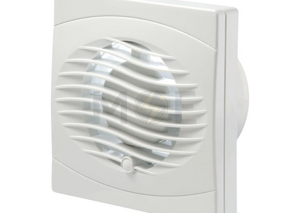 Hiva Exhaust Fan Plastic Square White 8Inch (200mm) 40W | AD5081 شفاط حمام بلاستيك مربع 