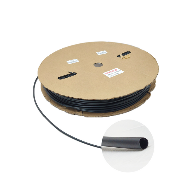 Timco Heat Shrink Tube Black 4mm عازل حرارة للكابلات والبطاريات اسود