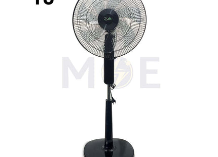 Esperenza Stand Fan Black Touch Screen with Remote Control 4 Speed 75W 7 Blades 18nch مروحة عامود 7 فراشات شاشة لمس مع ريموت كونترول اسود