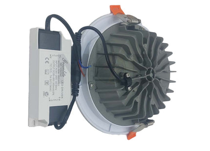 Greenlite LED COB DownLight/Panel Light White Flush Circular Spot Daylight 14.5cm 30W | GR-COB30W
