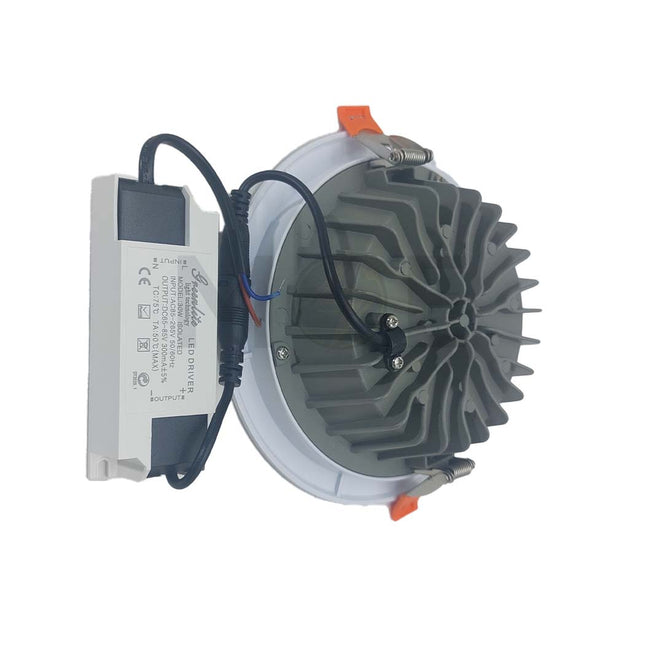 Greenlite LED COB DownLight/Panel Light White Flush Circular Spot Daylight 14.5cm 30W | GR-COB30W