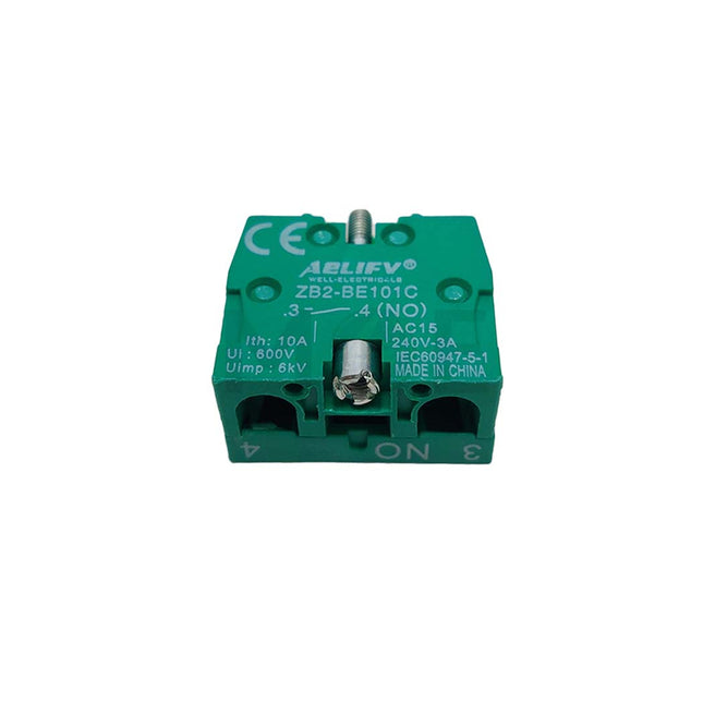 Aelifv Auxiliary For Push Buttons & Selector Switches 22mm NO | ZB2-BE101 اكزليير مفتاح