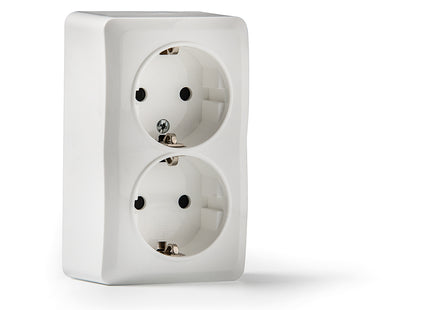 Famatel Multiple Double Socket-Outlet (2x Socket + Earth) 16A 250V | 7025 FM كادر بريز مجوز شوكو