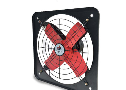 Copchi Industrial Exhaust Fan with Grill Square (35cm / 14") 140W |KFA-35 شفاط حديد صناعي مع شبك