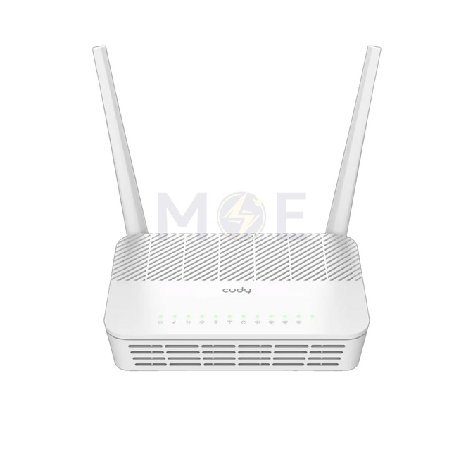 Cudy xPON Wireless Dual Band Router 2 Antenna with Fiber Optic SC/APC Port 300-867 Mbps | GP1200 راوتر فايبر