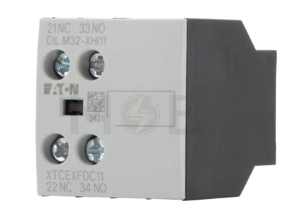 EATON Auxiliary Contactor 1NO+1NC Top Mount (DILM7 to DILM38) /(DILMP20 to DILMP45) | DILM32-XHI11 | مساعد كونتكتور - اكزليير