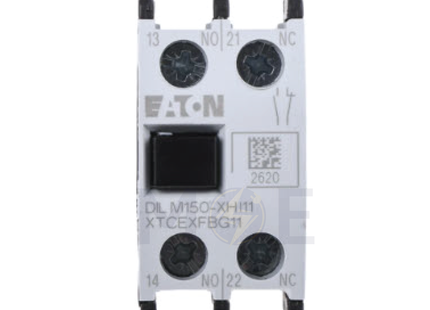 EATON Auxiliary Contactor 1NO+1NC Top Mount (DILM40 to 170)/(DILMP63 to DILMP200) | DILM150-XHI11 | مساعد كونتكتور - اكزليير