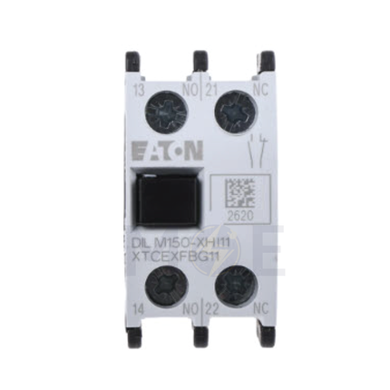 EATON Auxiliary Contactor 1NO+1NC Top Mount (DILM40 to 170)/(DILMP63 to DILMP200) | DILM150-XHI11