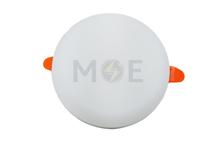 Classic Light Lyra LED DownLight/Panel Light White Flush FrameLess Adjustable Circular Spot Daylight, Warmwhite, Coolwhite 10.5cm 18W | CL-R318CT سبوت لد مدور مخفي بدون كادر متحرك ابيض دايلايت، ورم وايت، كول وايت