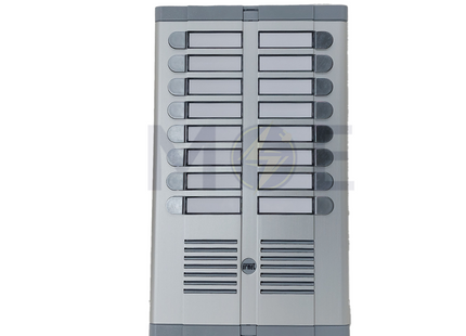 Urmet Panel with 16 Buttons 2C | 925/216 تابلو انترفون ستة عشر كبسة صفين بدون مايكرو