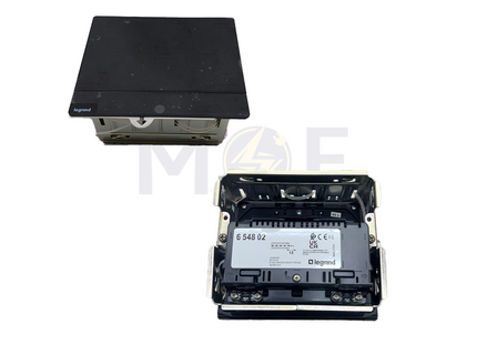 Legrand Retractable Pop-Up Desktop Socket Table Box Outlet Recessed Black 4module | 654802
