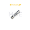 Aelifv Ceramic Tube Fuse Ø10×38mm 2A 500V AC 100kA gL RO15 | RT18-32 فيوز بورسلين