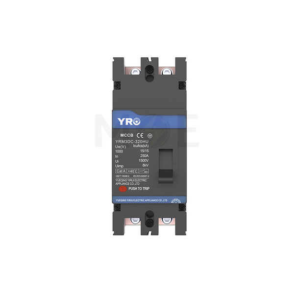 YRO MCCB YRM3DC-320HU 2P 1000V DC 250A | YRM3DC-320HU DC دجنتور صناعي مجوز