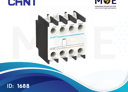 Chint NC1 F4-40 Auxiliary Contactor 4NO | 248508 | مساعد كونتكتور - اكزليير