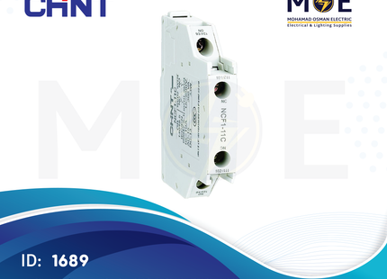 Chint NFC1 Auxiliary Contactor Side Mount 1NO+1NC | T10020 | مساعد كونتكتور - اكزليير جنب