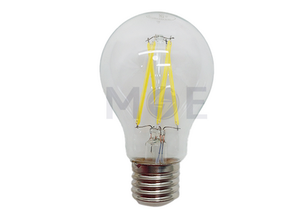 GMY LED Lamp Clear Filament Bulb Daylight E27 8W | A60 لمبة لد برم فيلامنت بول شفاف دايلايت