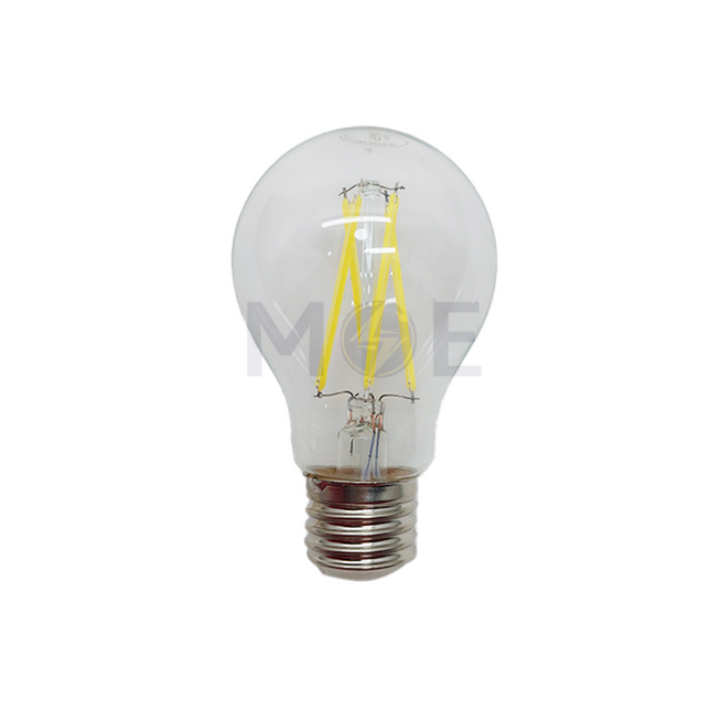 GMY LED Lamp Clear Filament Bulb Daylight E27 8W | A60 لمبة لد برم فيلامنت بول شفاف دايلايت