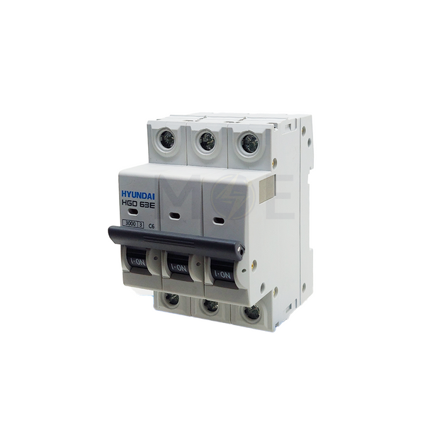 Hyundai MCB HGD63E 3KA 3P 06A دجنتور 3 فاز