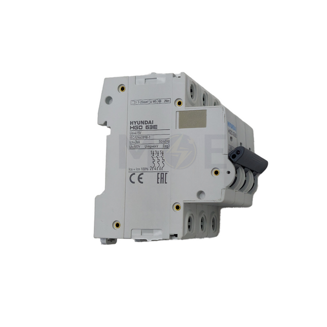 Hyundai MCB HGD63E 3KA 3P 06A دجنتور 3 فاز