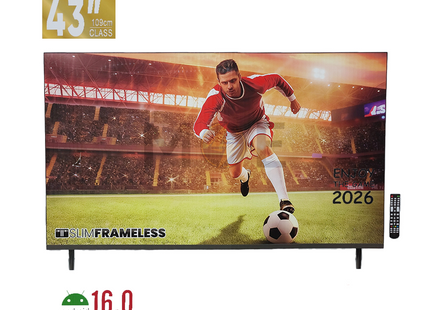 STARSAT Television LED Smart Frameless TV SV-43W6 HD 43inch | SV-43W6 تلفزيون لد سمارت بدون كادر