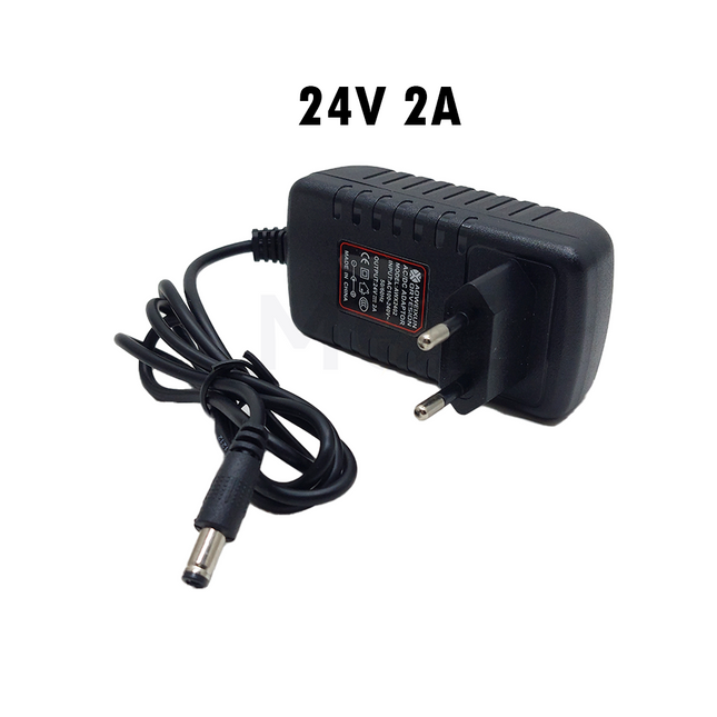 Aoweixun Power Adapter With Wide Output Connector 5.5x2.5mm AC/DC 24V 2A | AWX2402 باور ادبتر مع فيش عريض