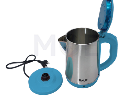 RAF Electric Cordless Water Kettle Stainless Blue 2000W 2.3L | R.7883