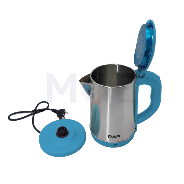 RAF Electric Cordless Water Kettle Stainless Blue 2000W 2.3L | R.7883