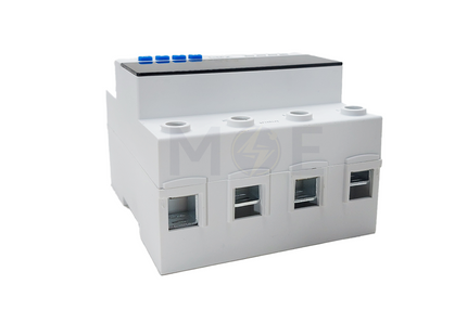 Zipi Modular Changeover switch / Dual Power Automatic Transfer Switch ATS with Priority Phase + Adjustable Voltage - Current Protector 5mod. 1P+N 100A  هاوس اوتوماتيك مجوز مع حماية امبير و فولت على سكة واحد فاز مع نتر