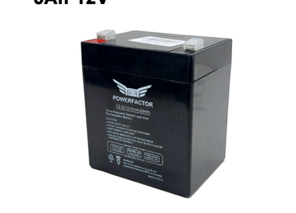 Power Factor VALVE Sealed Lead Acid Rechargeable Battery 5Ah 12V بطارية