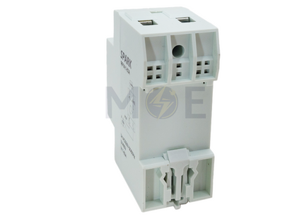 Spark Adjustable Voltage Protector /Over-Under Voltage - Current Protection Din 1P+N 50-450VAC 63A 2Mod. | RPVA1 حماية امبير و فولت على سكة