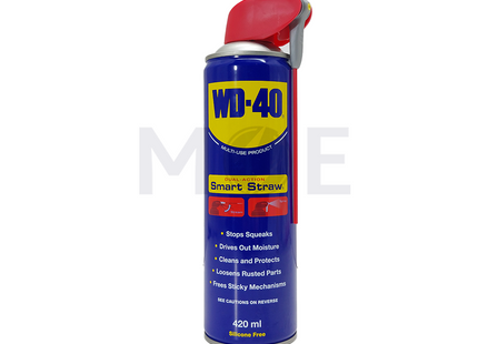 WD-40 Multi-Use Lubricant Spray Can with Smart Straw 420ml تصاصة صدا