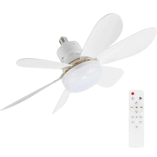 SEG LED Lamp Bulb with Ceiling Fans White Daylight, Warmwhite, Coolwhite 6 Blades 20.5inch E27 40W | SEQBM40W
