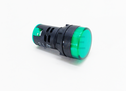 Xindali Pilot Light / signal Lamp Green AC/DC 24V 22mm | AD22-24V لمبة اشارة اخضر