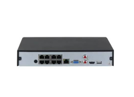 Dahua Smart IP NVR 12MP 8CH 8PoE 1HDD | DHI-NVR4108HS-8P-4KS3 مسجل فيديو عبر الشبكة