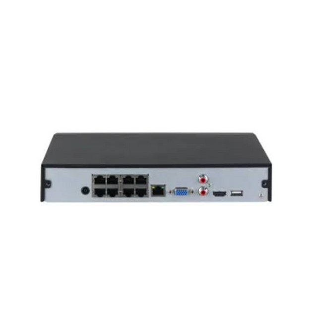 Dahua Smart IP NVR 12MP 8CH 8PoE 1HDD | DHI-NVR4108HS-8P-4KS3 مسجل فيديو عبر الشبكة