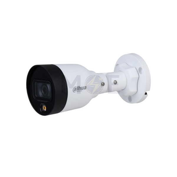Dahua Full-Color Bullet IP Camera 4MP Warm Light 15m PoE IP67 | DH-IPC-HFW1439S1-LED-S4 كاميرا بوليت ثابتة ملونة مع ضوء