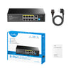 Cudy 8-Port Unmanaged PoE+ Fast Ethernet Switch with 2 Uplink Ports 120W \ FS1010P V3.0 سويتش