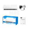 Cudy 8-Port Unmanaged Fast Ethernet Desktop Switch 10/100Mbps | FS108D V4.0 سويتش