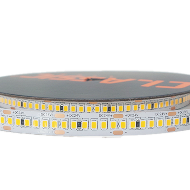 ClassicLight Royal IP20 LED Strip Light WarmWhite 2700K 24W/mt 10mm 24V 2835 240Led R10mt  | CL-B24V240EW بكرة ستريب لد ورم وايت 